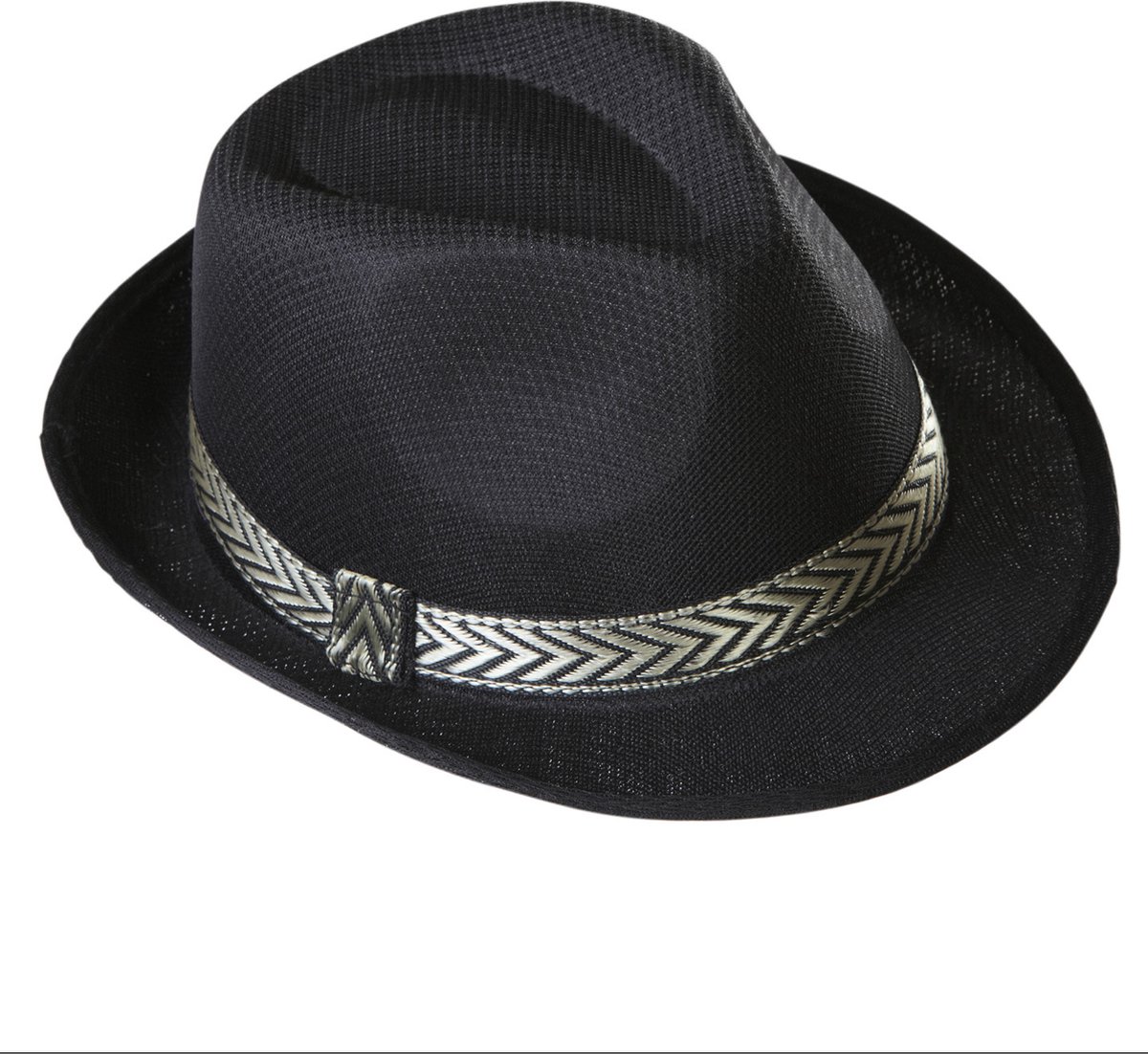 Fedora Deukhoed Panama Zwart | Carnavalskleding | Verkleedkleding